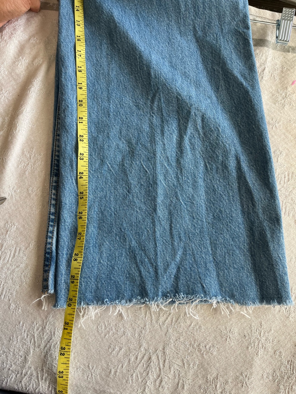 Rag & Bone Maya Faded High Rise Wide Leg Jeans Denim - Picture 11 of 11